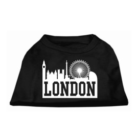 Mirage Pet Products 18-Inch London Skyline Screen Print Shirt for Pets XX-Large Black