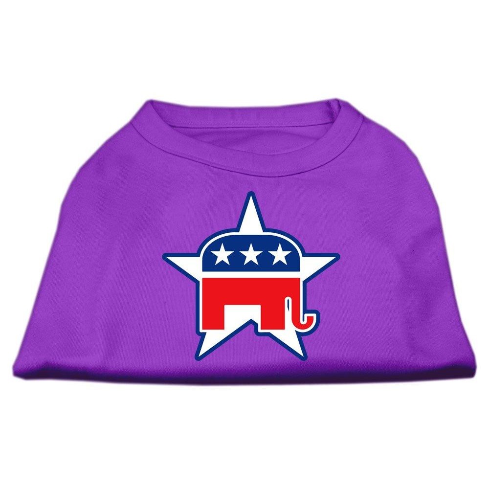 Mirage Pet Products 16-Inch Republican Screen Print Shirt for Pets X-Large Purple