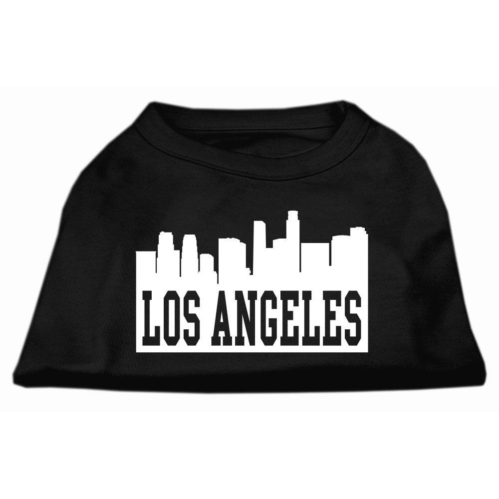 Mirage Pet Products 12-Inch Los Angeles Skyline Screen Print Shirt for Pets Medium Black