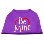Mirage Pet Products 20-Inch Be Mine Screen Print Shirt for Pets 3X-Large Purple