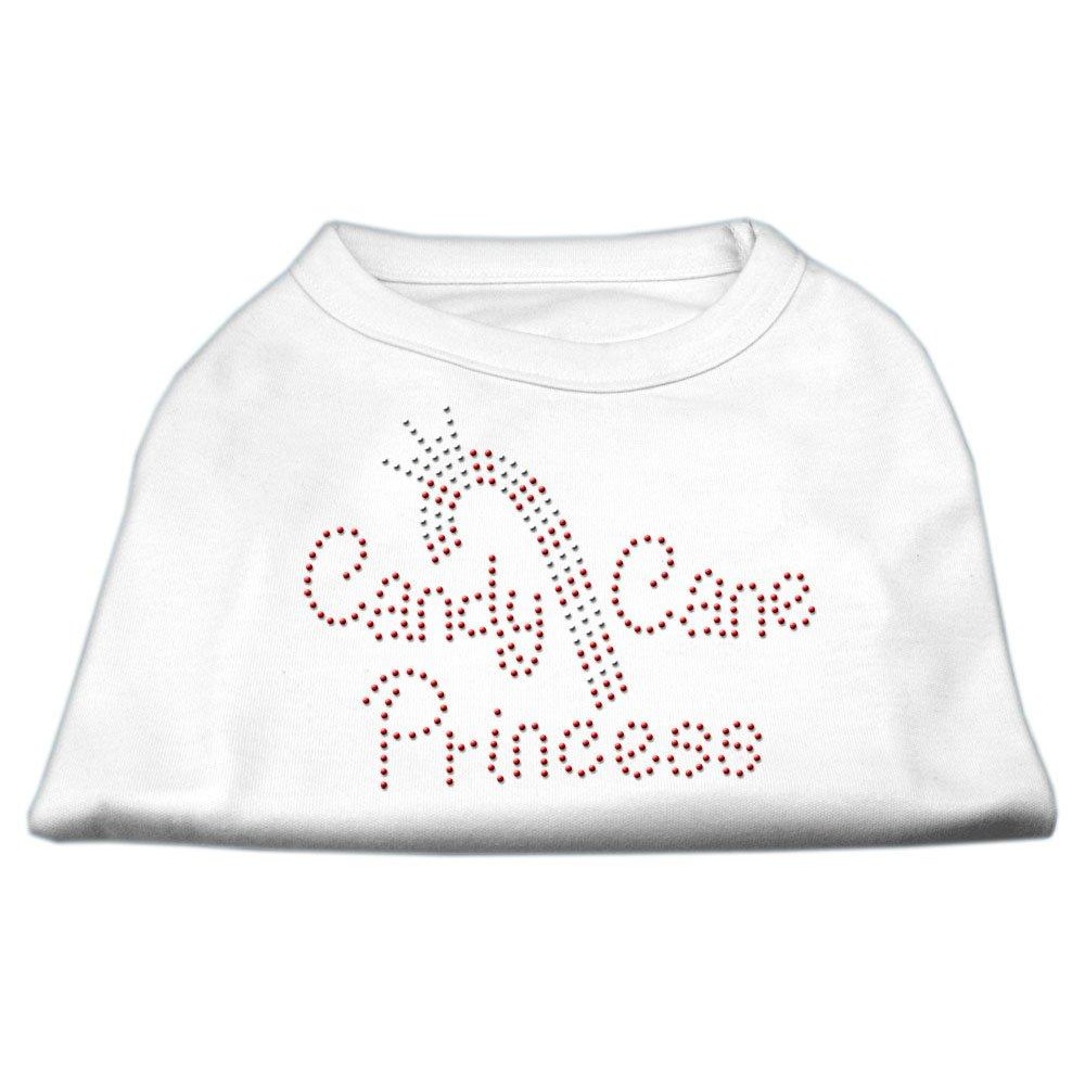 Mirage Pet Products candy cane Princess Shirt Large White