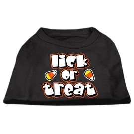 Mirage Pet Products Lick Or Treat Screen Print Shirts Black M (12)