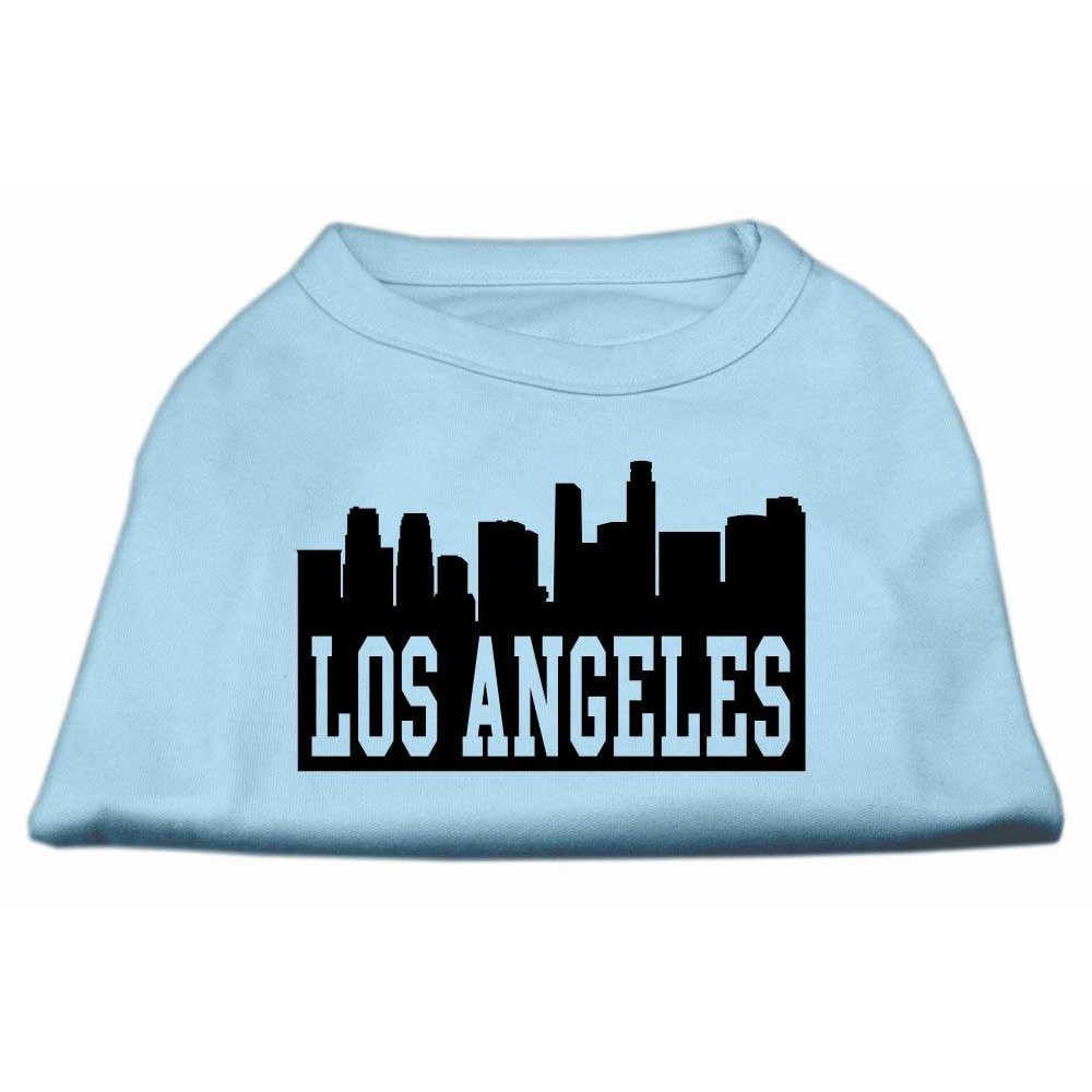 Mirage Pet Products 18-Inch Los Angeles Skyline Screen Print Shirt for Pets XX-Large Baby Blue