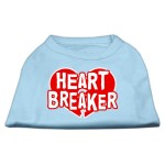 Mirage Pet Products 18-Inch Heart Breaker Screen Print Shirt for Pets XX-Large Baby Blue