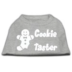 Mirage Pet Products 18-Inch cookie Taster Screen Print Shirts for Pets XX-Large grey