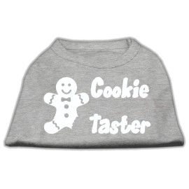 Mirage Pet Products 18-Inch cookie Taster Screen Print Shirts for Pets XX-Large grey