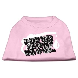 Mirage Pet Products 14-Inch My Kind of gas Screen Print Shirts for Pets Large Light Pink