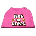 Mirage Pet Products Lick Or Treat Screen Print Shirts Bright Pink XXXL(20)