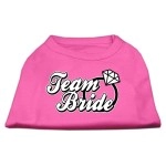 Mirage Pet Products 14-Inch Team Bride Screen Print Shirt for Pets Large Bright Pink