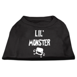 Mirage Pet Products Lil Monster Screen Print Shirts Black (14)