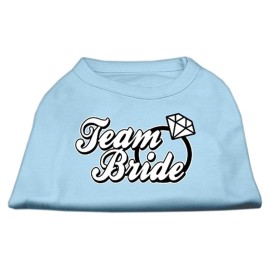 Mirage Pet Products 20-Inch Team Bride Screen Print Shirt for Pets 3X-Large Baby Blue