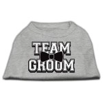 Mirage Pet Products 20-Inch Team groom Screen Print Shirt for Pets 3X-Large grey