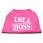 Mirage Pet Products Like a Boss Screen Print Shirt Bright Pink XXL (18)