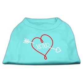 Mirage Pet Products XOXO Screen Print Shirt Aqua XXXL (20)