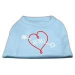 Mirage Pet Products XOXO Screen Print Shirt Baby Blue XS (8)