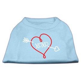 Mirage Pet Products XOXO Screen Print Shirt Baby Blue XS (8)