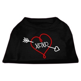 Mirage Pet Products XOXO Screen Print Shirt Black XS (8)