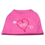 Mirage Pet Products XOXO Screen Print Shirt Bright Pink XS (8)