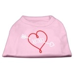 Mirage Pet Products XOXO Screen Print Shirt Light Pink Sm (10)