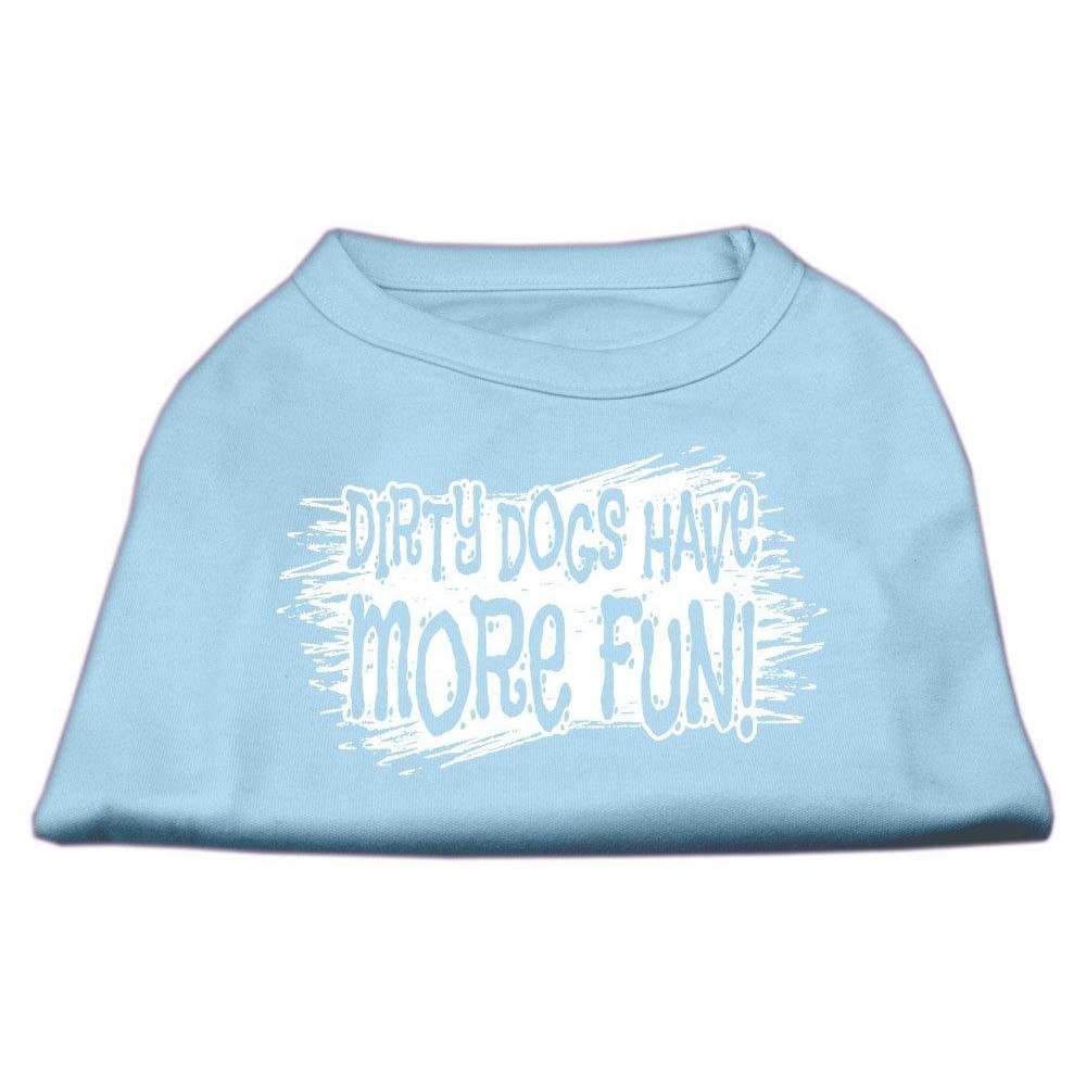 Mirage Pet Products Dirty Dogs Screen Print Shirt Baby Blue XL (16)