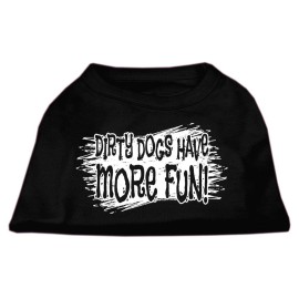 Mirage Pet Products Dirty Dogs Screen Print Shirt Black XS (8)