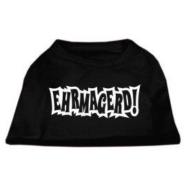 Mirage Pet Products Ehrmagerd Screen Print Shirt Black XXL (18)