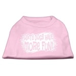 Mirage Pet Products Dirty Dogs Screen Print Shirt Light Pink Sm (10)