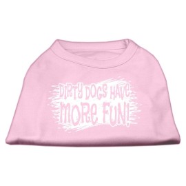 Mirage Pet Products Dirty Dogs Screen Print Shirt Light Pink Sm (10)