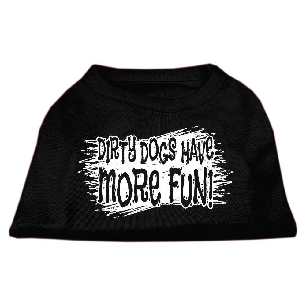 Mirage Pet Products Dirty Dogs Screen Print Shirt Black XXL (18)