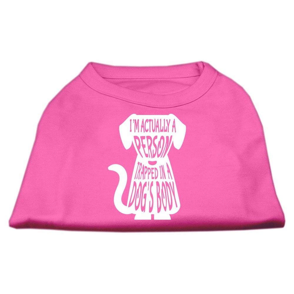 Mirage Pet Products Trapped Screen Print Shirt Bright Pink XS (8)