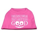 Mirage Pet Products Up to No good Screen Print Shirt Bright Pink Med (12)