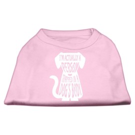 Mirage Pet Products Trapped Screen Print Shirt Light Pink XS (8)