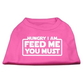 Mirage Pet Products Hungry I am Screen Print Shirt Bright Pink Sm (10)