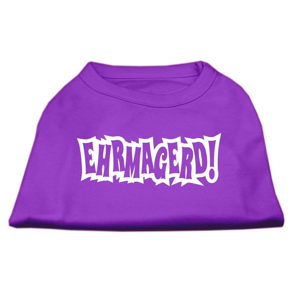 Mirage Pet Products Ehrmagerd Screen Print Shirt Purple XS (8)