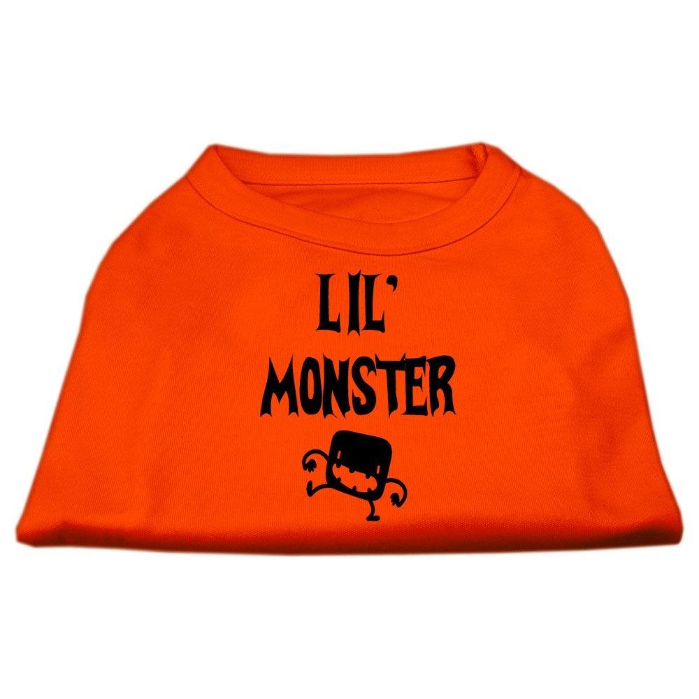 Mirage Pet Products Lil Monster Screen Print Shirts Orange (14)