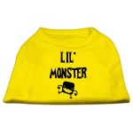 Mirage Pet Products Lil Monster Screen Print Shirts Yellow XS (8)