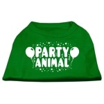 Mirage Pet Products Party Animal Screen Print Shirt Emerald green (14)