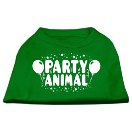 Mirage Pet Products Party Animal Screen Print Shirt Emerald green (14)