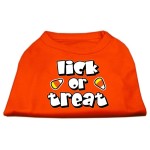 Mirage Pet Products Lick or Treat Screen Print Shirts Orange XS (8)