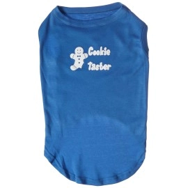 Mirage Pet Products 18-Inch cookie Taster Screen Print Shirts for Pets XX-Large Blue