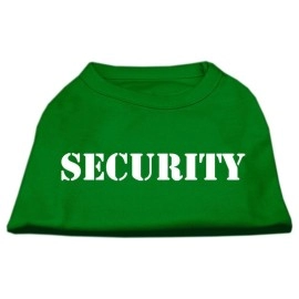 Mirage Pet Products 14-Inch Security Screen Print Shirts for Pets Large Emerald green