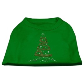 Mirage Pet Products 14-Inch Peace Tree Print Shirt for Pets Large Emerald green