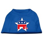 Mirage Pet Products 18-Inch Republican Screen Print Shirt for Pets XX-Large Blue