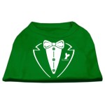 Mirage Pet Products Tuxedo Screen Print Shirt Small Emerald green