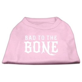 Mirage Pet Products Bad to The Bone Dog Shirt XX-Large Light Pink