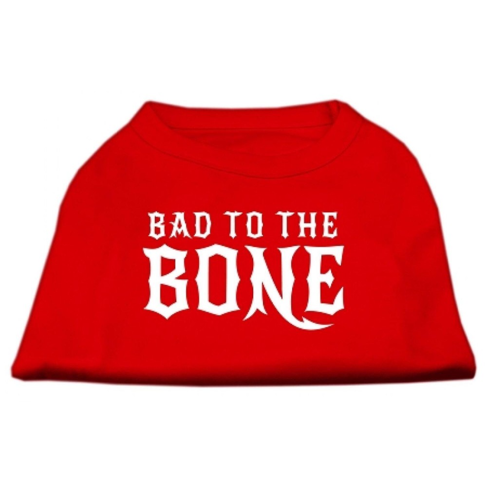 Mirage Pet Products Bad to The Bone Dog Shirt XX-Large Red