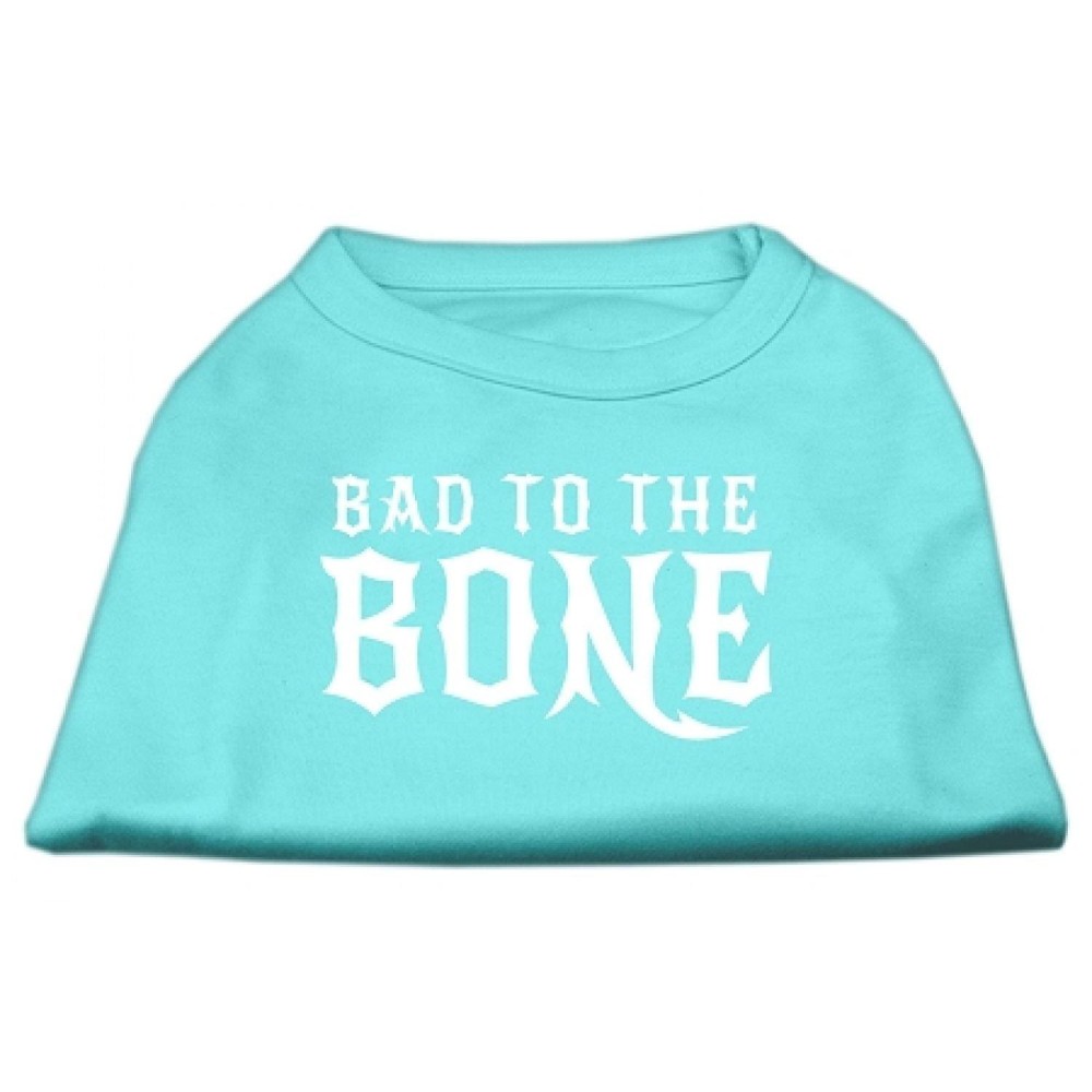 Mirage Pet Products Bad to The Bone Dog Shirt XX-Large Aqua