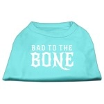 Mirage Pet Products Bad to The Bone Dog Shirt XX-Large Aqua