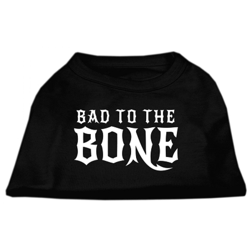 Mirage Pet Products Bad to The Bone Dog Shirt X-Small Black