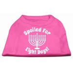 Mirage Pet Products Spoiled for 8 Days Screen Print Dog Shirt X-Large Bright Pink